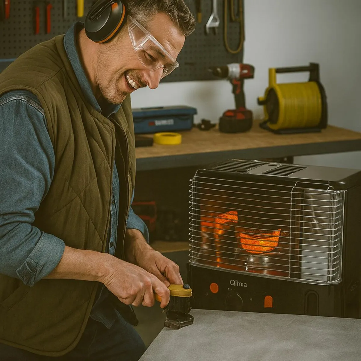 🔥Qlima 2.4kw Radiant Wick ROLF Paraffin Heater - Image 3