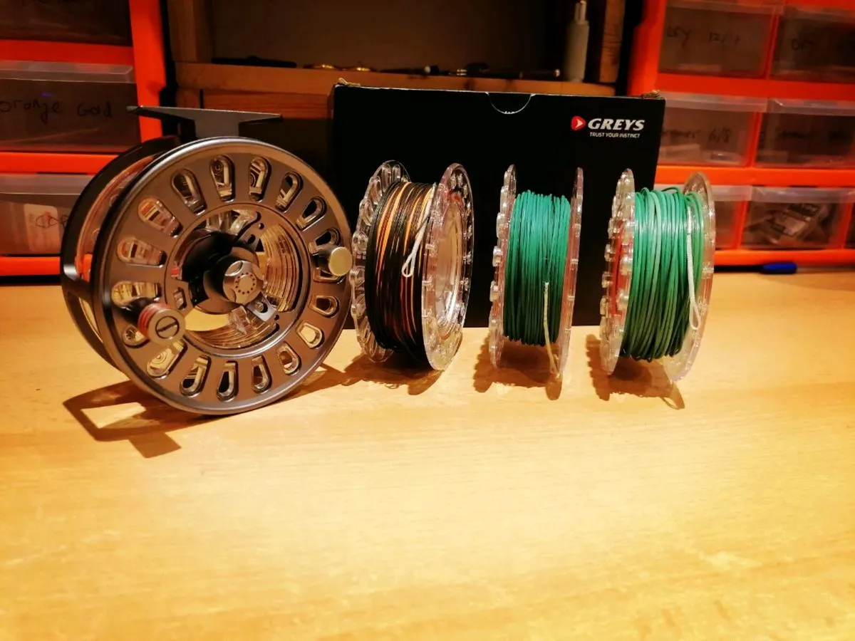 Greys QRS Fly Reel + x3 Lines - Image 3