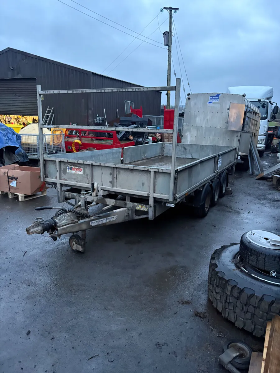 Ifor Williams 14ft dropside trailer - Image 1
