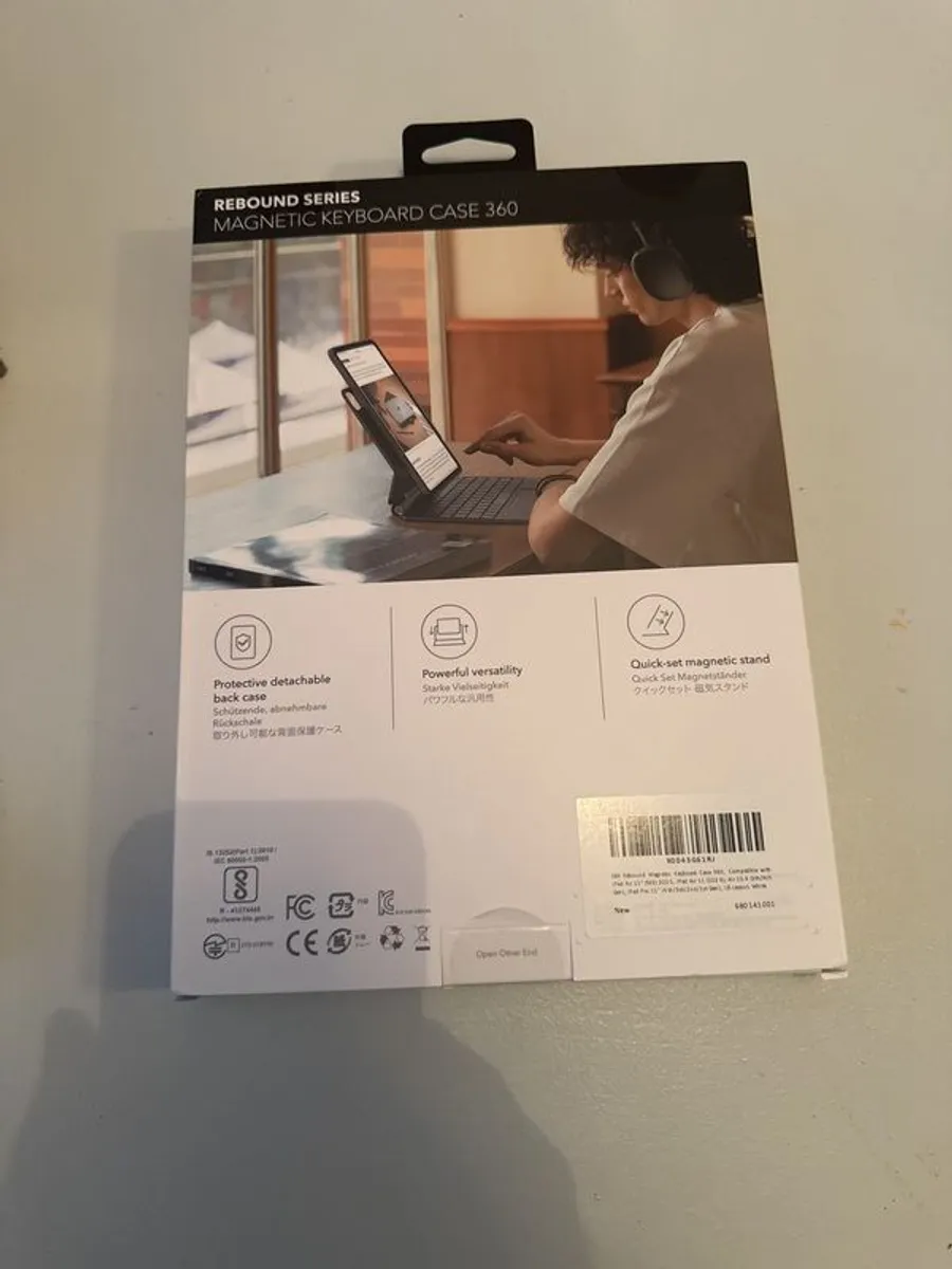 ESR 360 magnetic keyboard case(white) 2025 ( us layout) not DE - Image 2