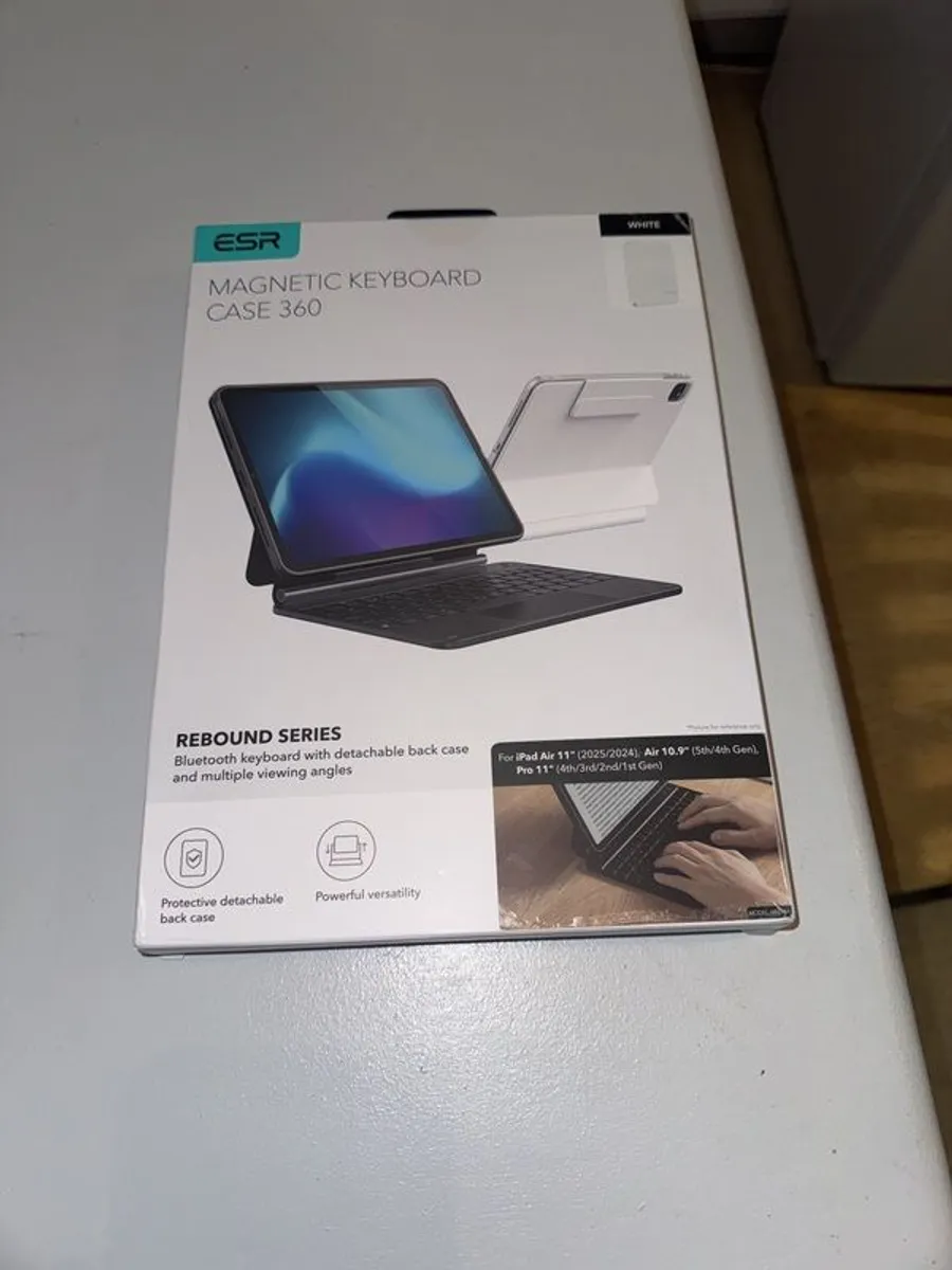 ESR 360 magnetic keyboard case(white) 2025 ( us layout) not DE - Image 4
