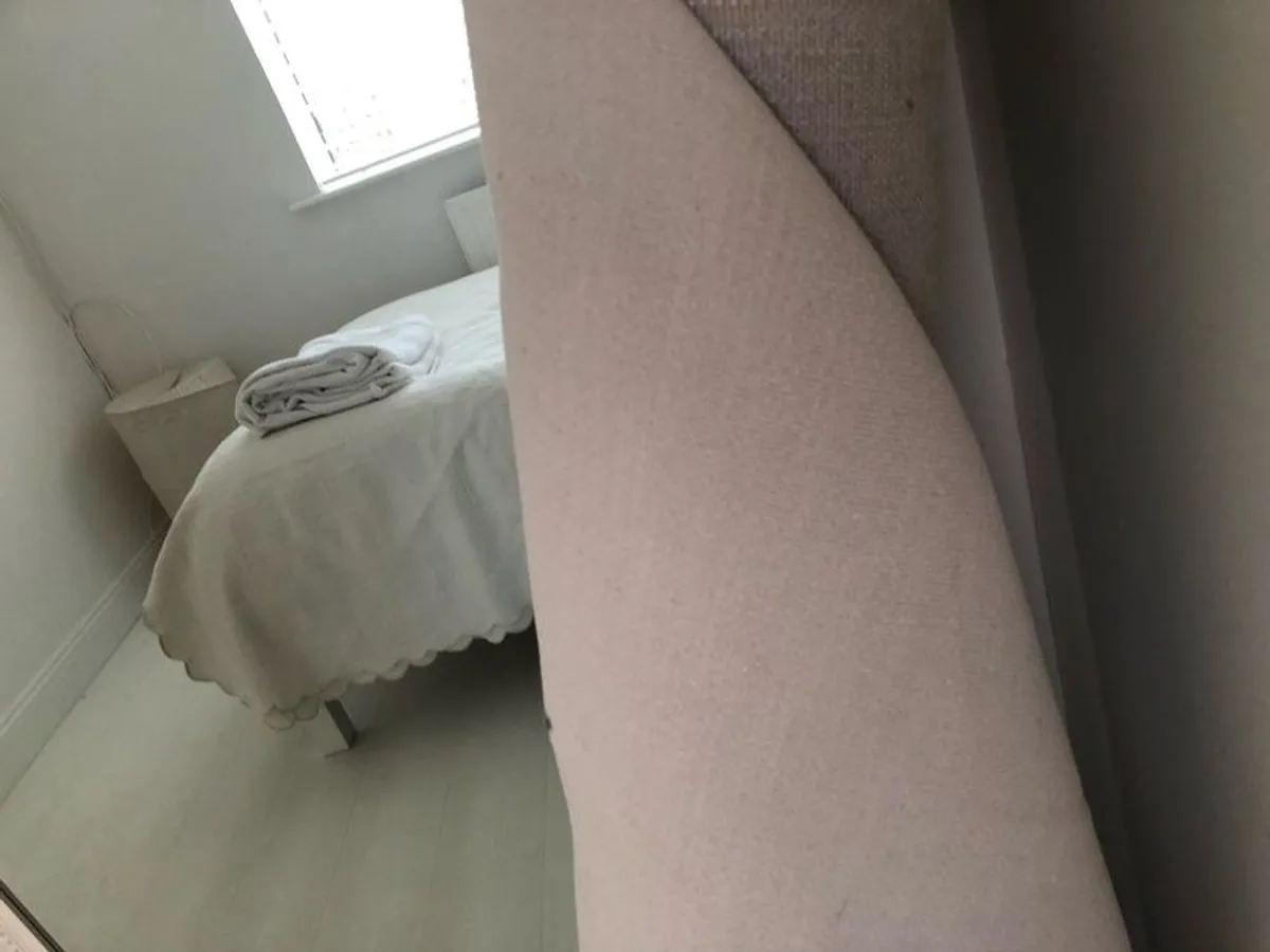 Quality curtain or upholstery material light taupe 13mtrs - Image 1