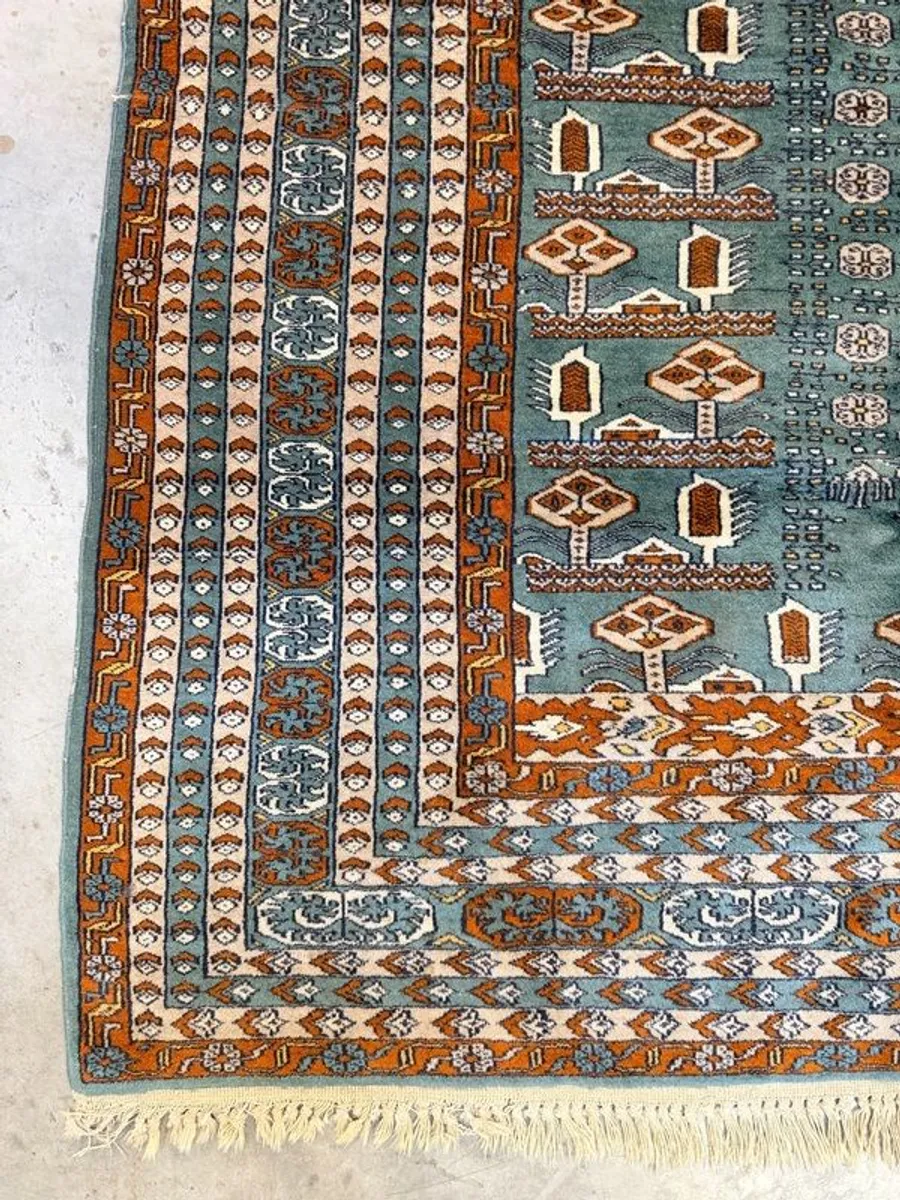 Exquisite Hand Knotted Shirvan Wool Rug - Image 3
