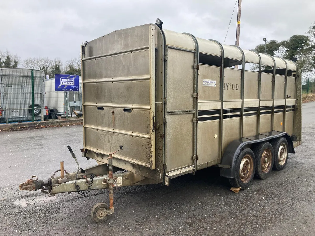 Trade Sale Ifor Williams 14 Cattle Trailer NO VAT - Image 1