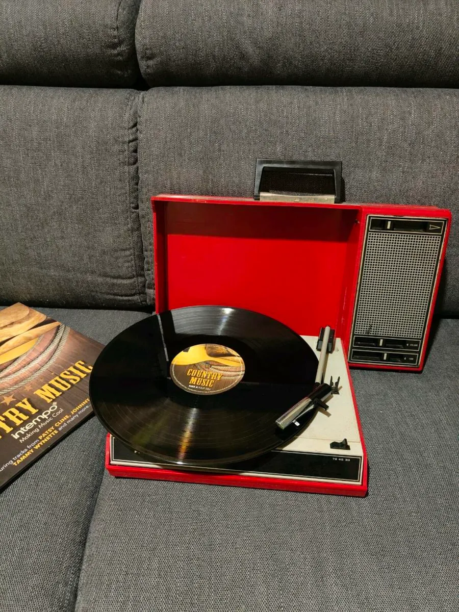 Vintage Philips portable record player - Image 1