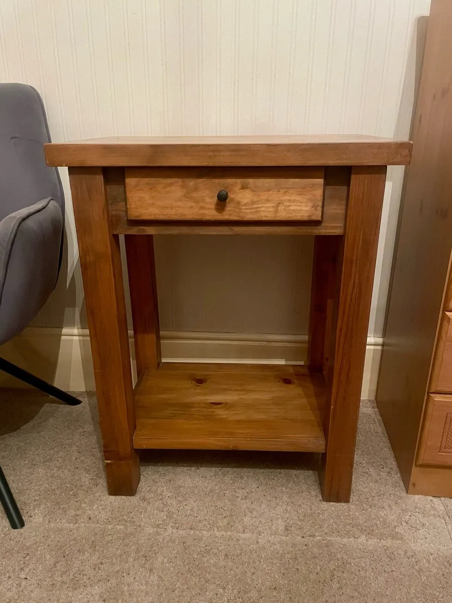 Solid wood console/ side table - Image 1