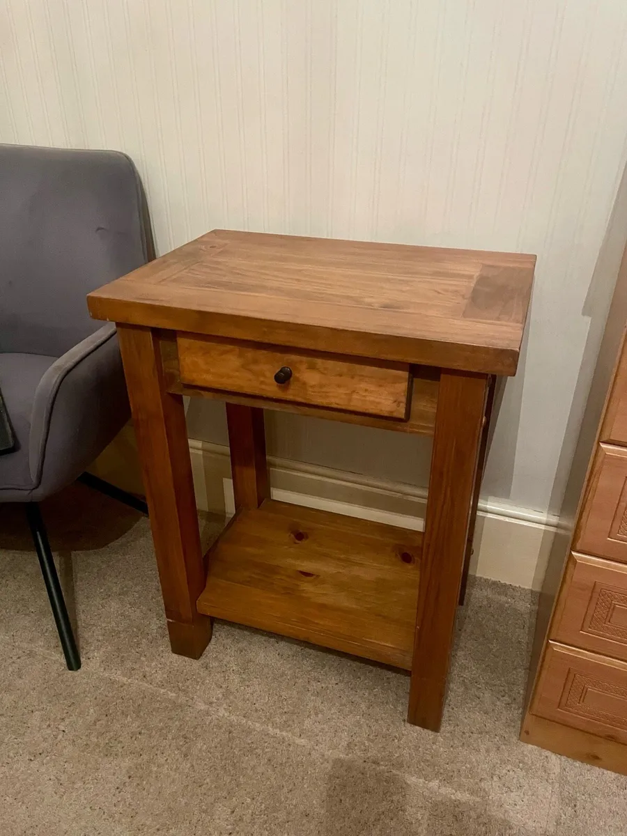 Solid wood console/ side table - Image 3