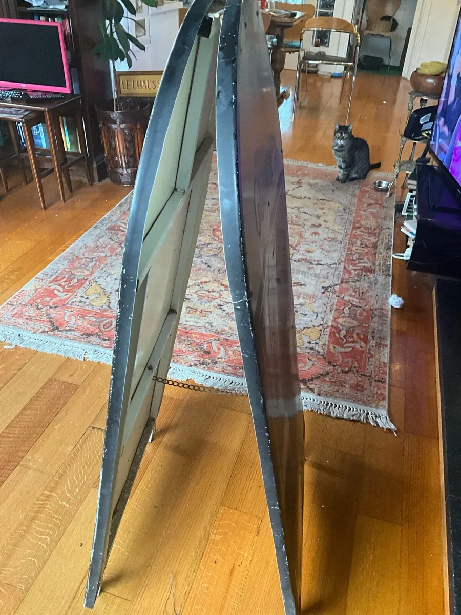 Vintage Double Sided Metal Guinness Pavement Sign - Image 2