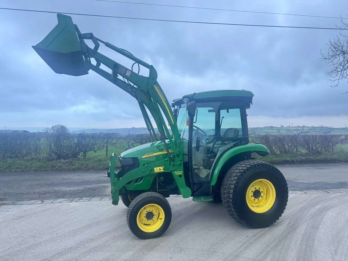 John Deere Compact Tractor with Front Loader - Image 1