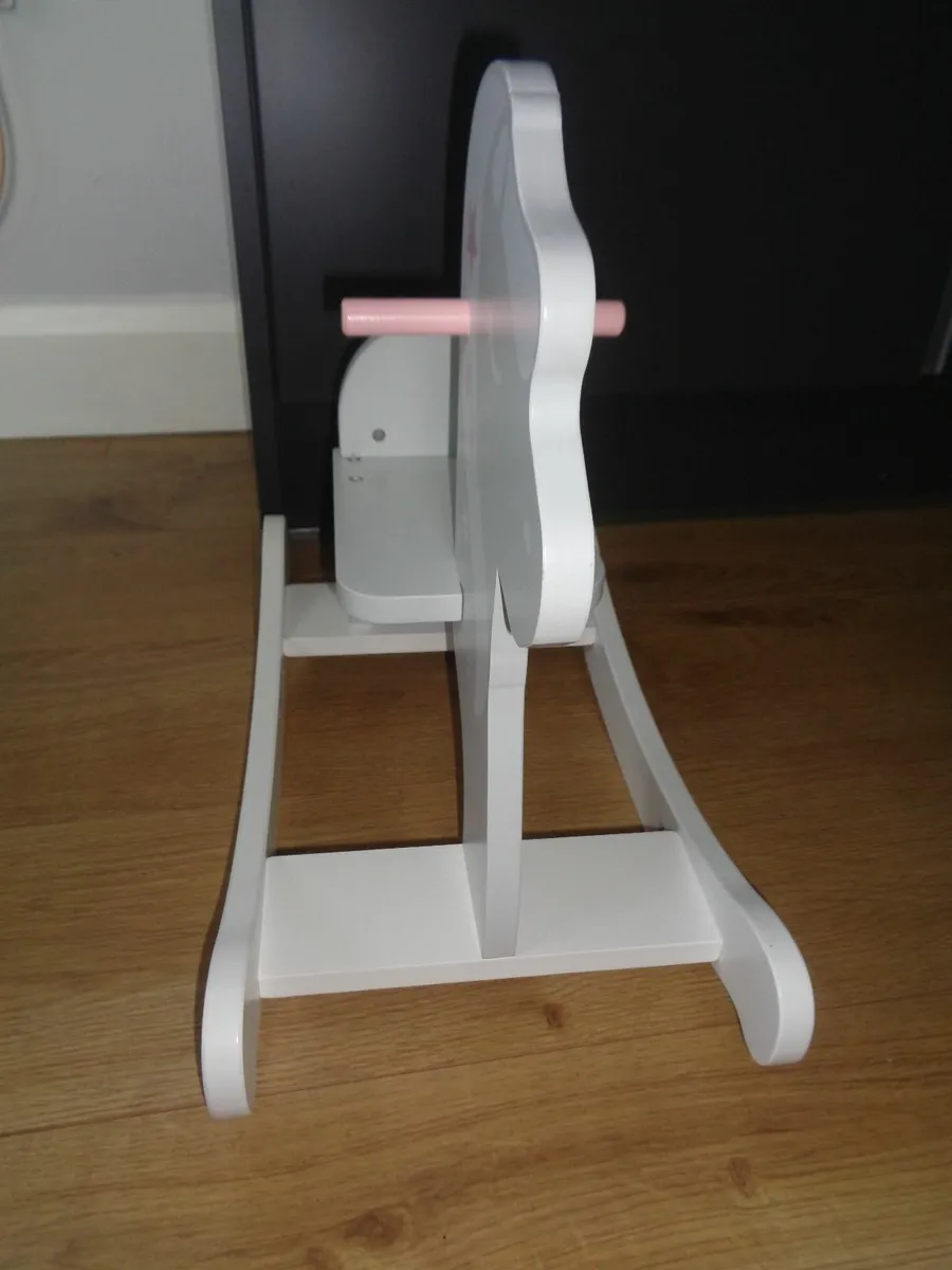 Littletown Wooden Dolls Rocking Horse for Sale - Image 3