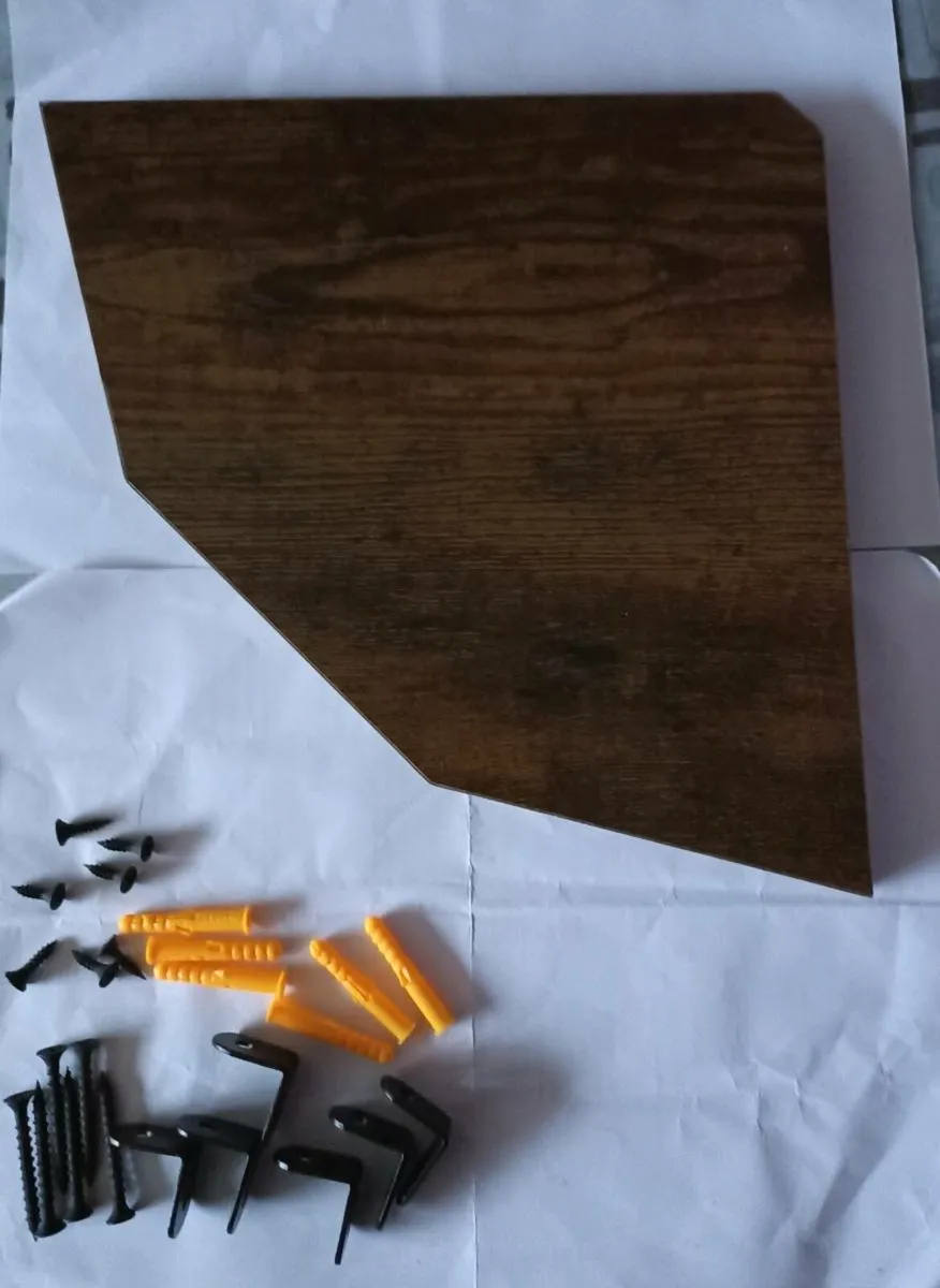 Wooden Corner Shelves - Image 1