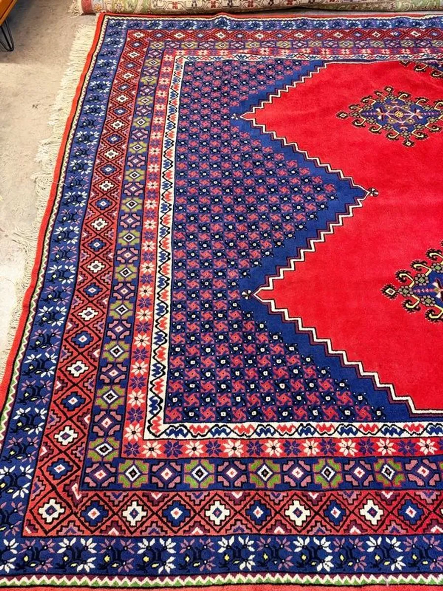 Vintage Turkish Oushak Hand Knotted Rug - Image 4