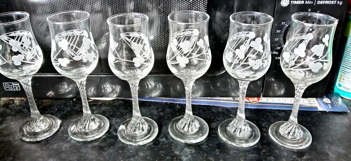 Duiske Vintage Sherry Brandy and Wine Glasses (13) - Image 4