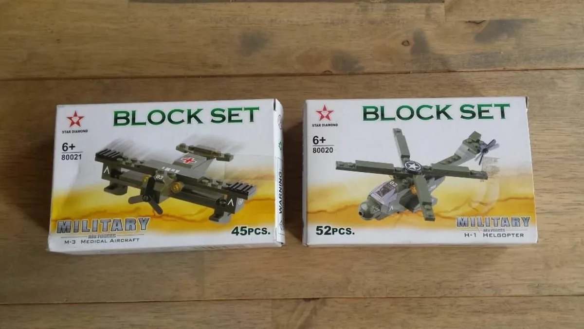 New: Military themed block sets x 3 - Image 3