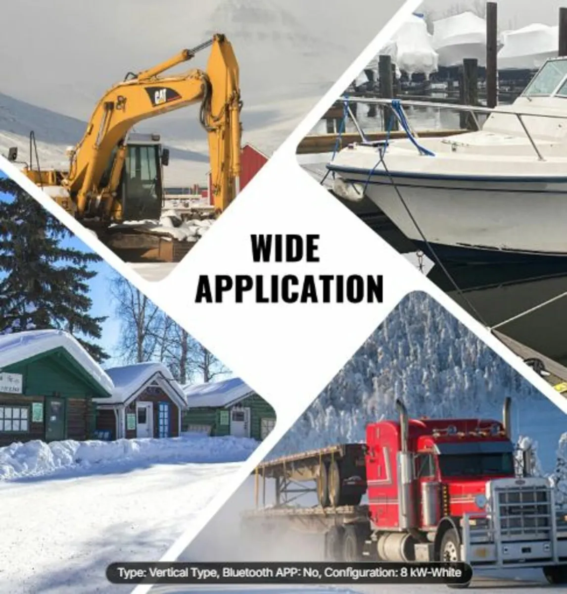 Diesel Air Heater, 5-8KW Parking Heater, All in 1, - Image 4