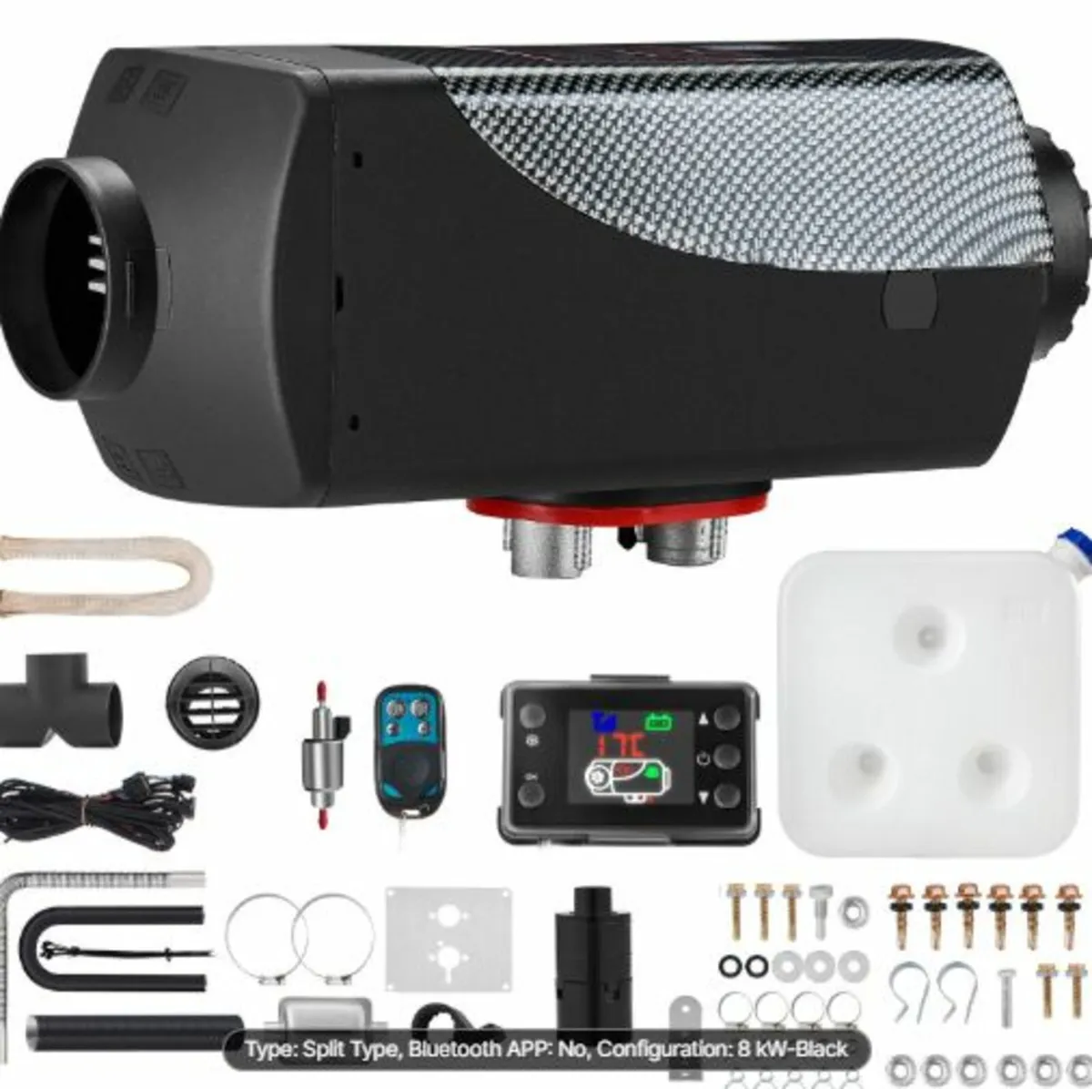 12V 5-8KW Diesel Air Heater with LCD Switch, - Image 1