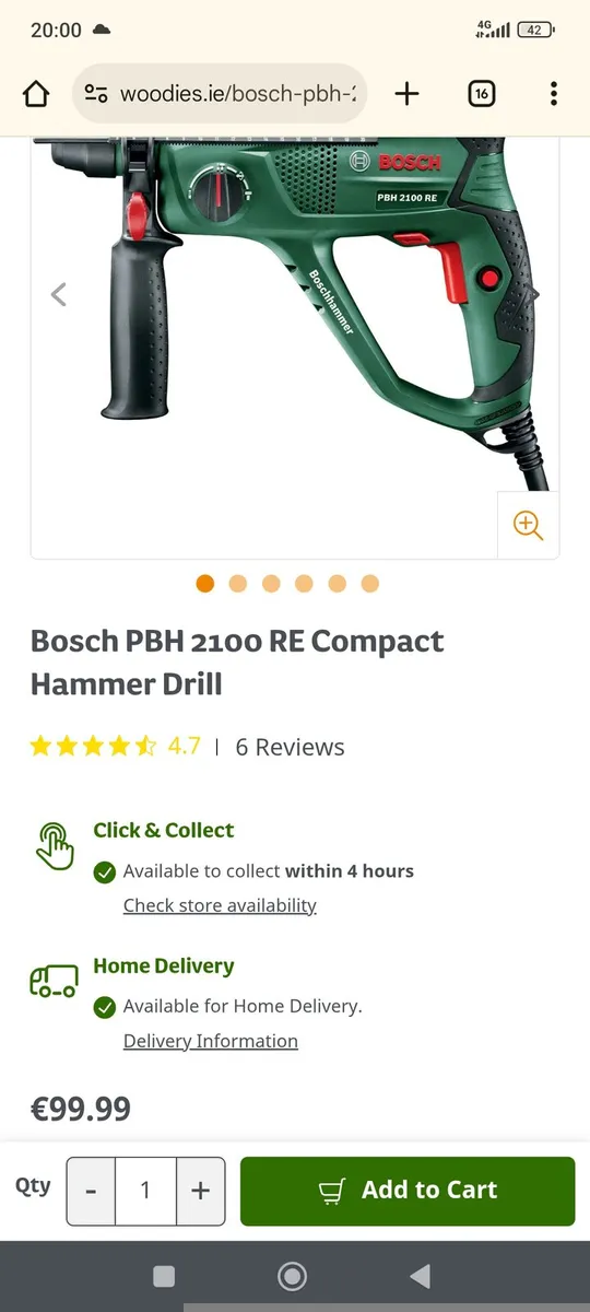 Hammer drill Bosh - Image 4