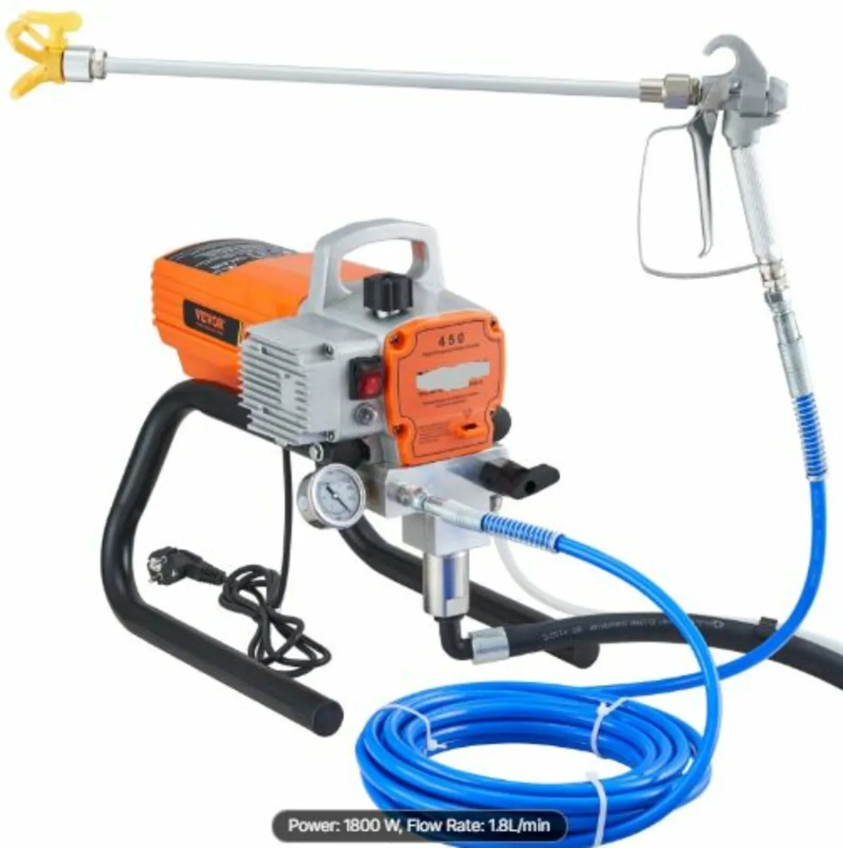 Pro Airless Wall Paint Sprayer, 1800W Electric - Image 1