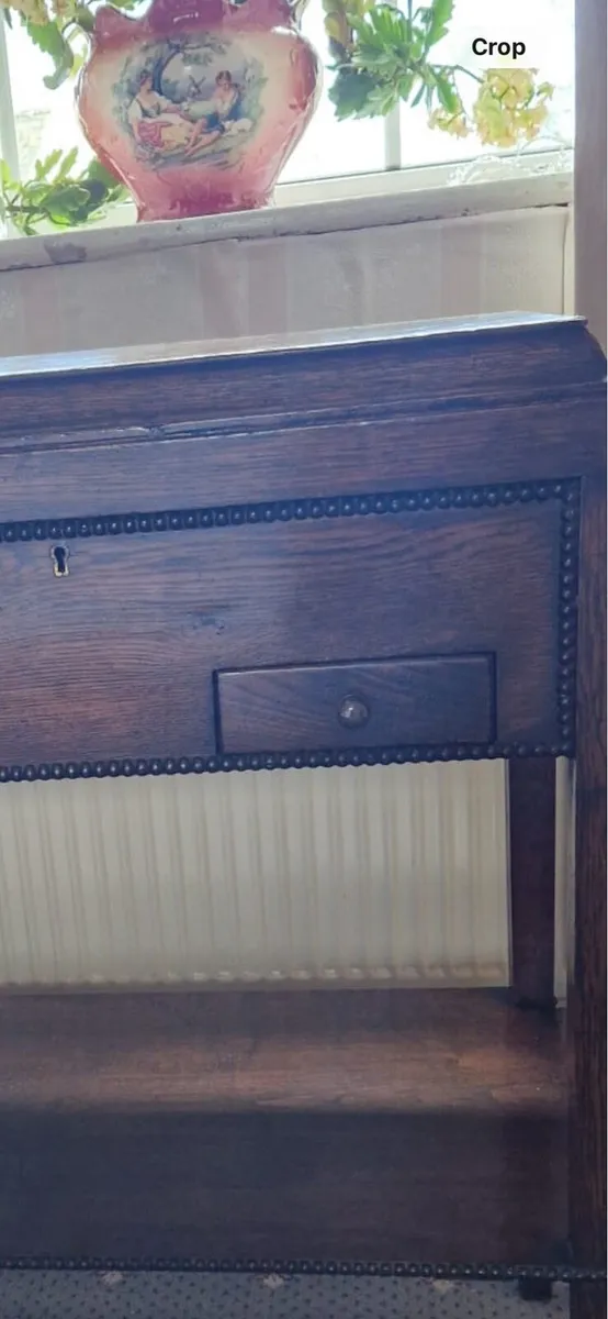 Antique cutlery storage table - Image 3