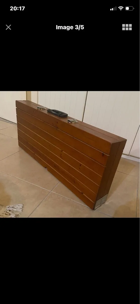 Portable Timber Picnic Table Unit - Image 3