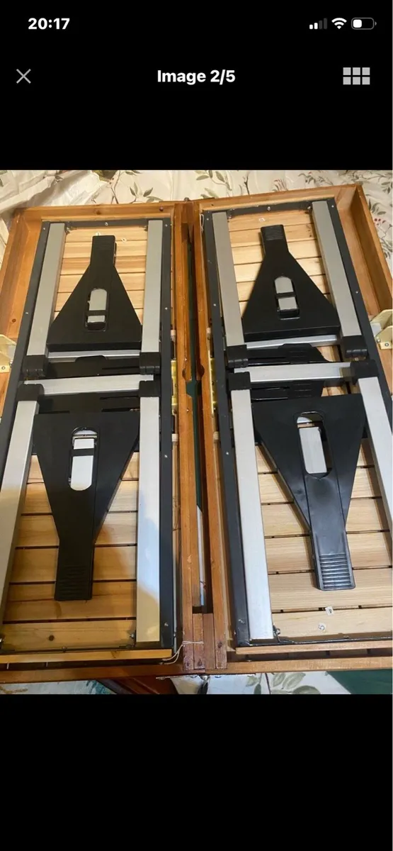 Portable Timber Picnic Table Unit - Image 2