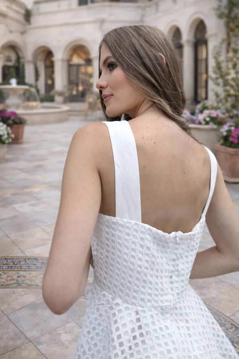 Brand New White Civil Wedding Outfit & ALDO heels - Image 3