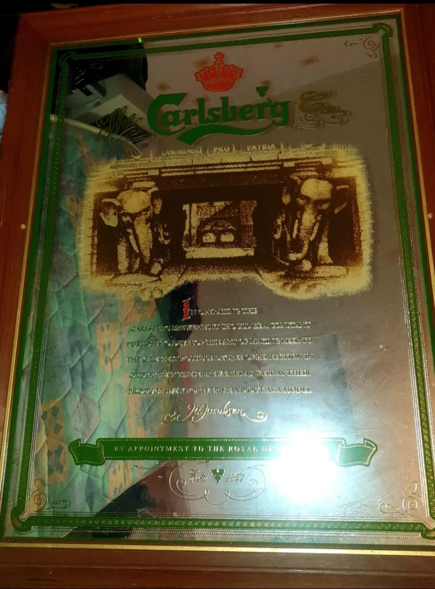 Carlsberg mirror