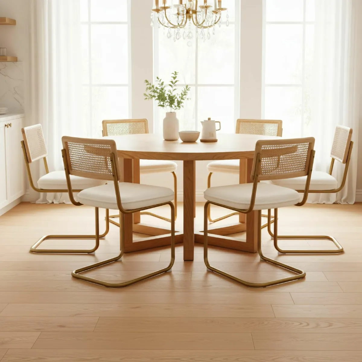 Dining Chairs Set of 2 Modern Kitchen Side Chair - Image 2