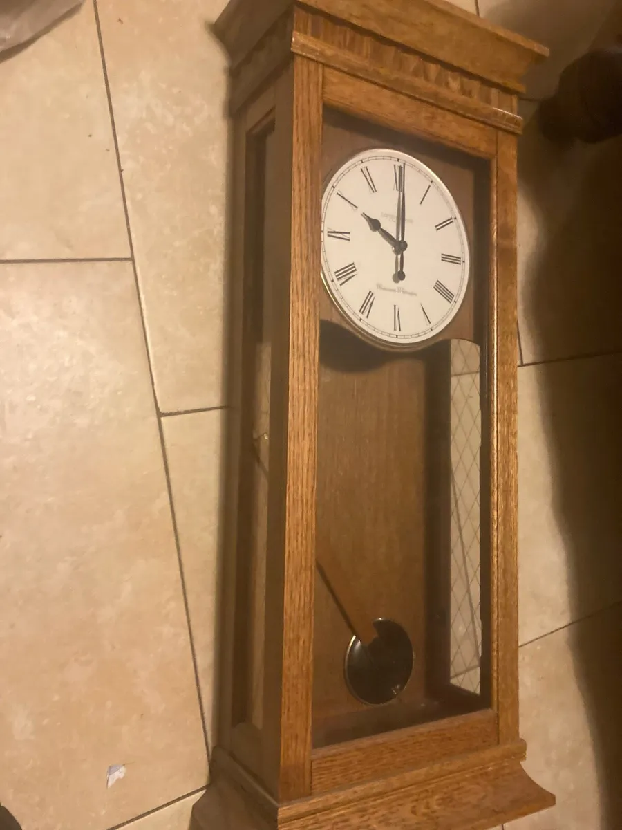 Oak London clock co pendulum clock - Image 1