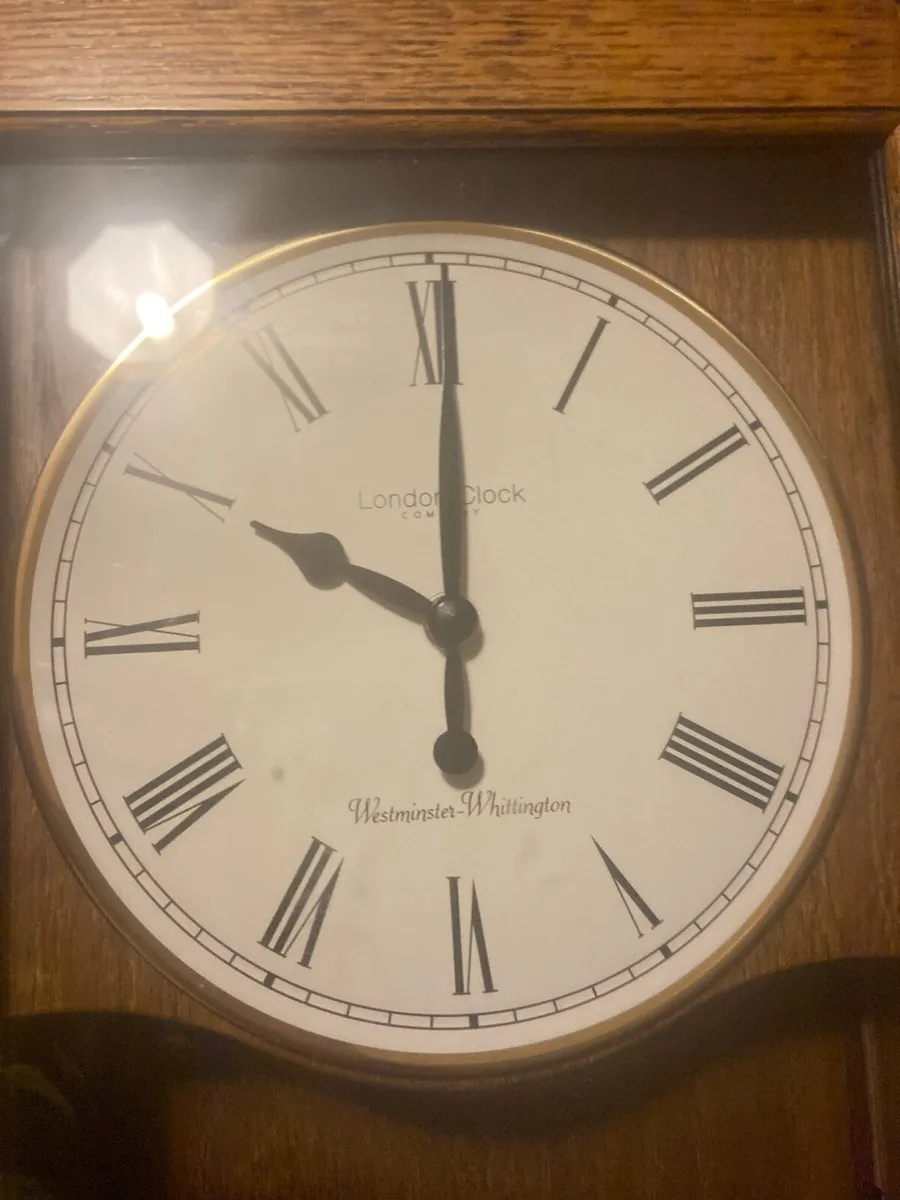 Oak London clock co pendulum clock - Image 4