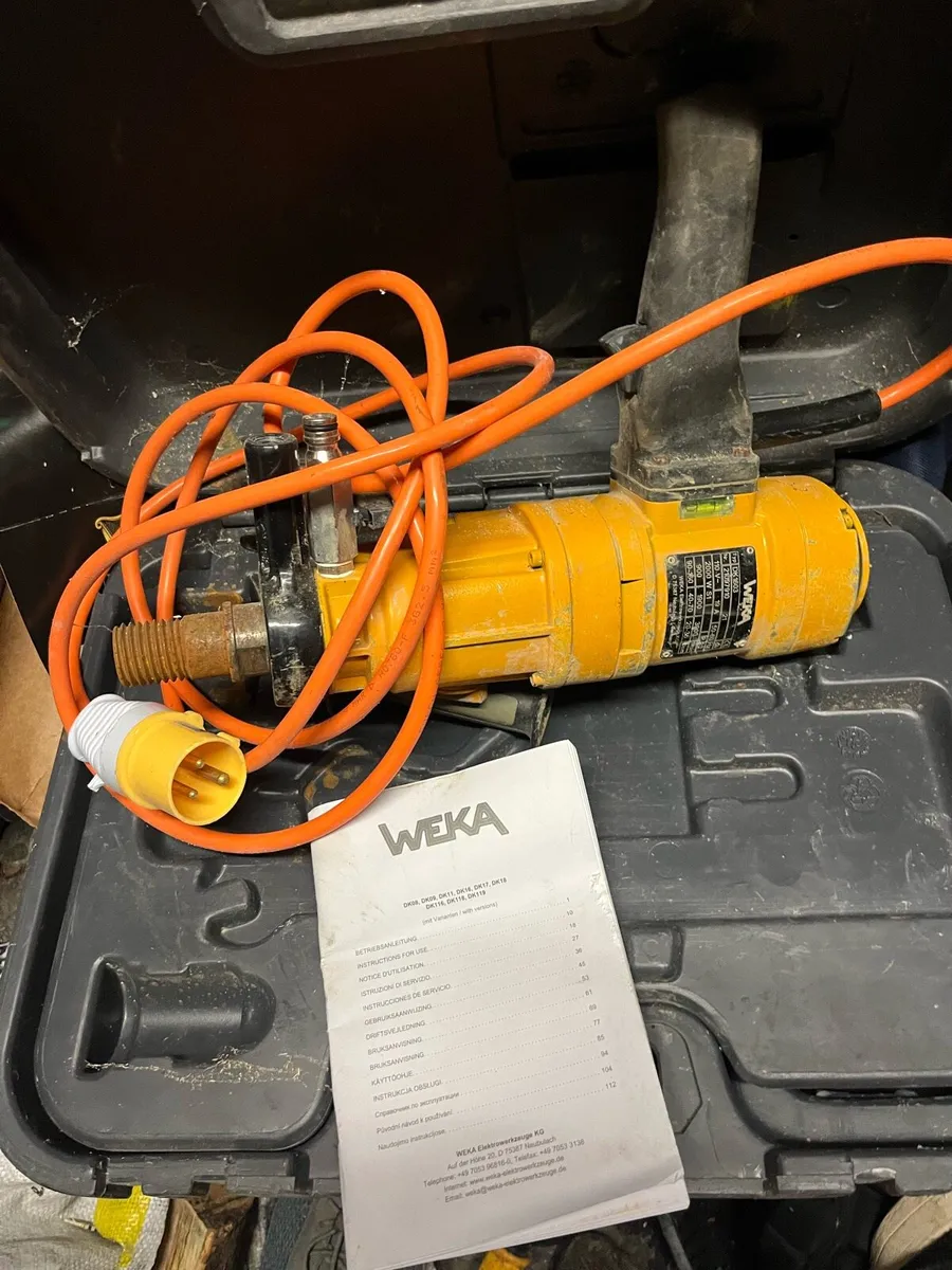 Weka DK1693 Diamond core drill wet/dry - Image 1
