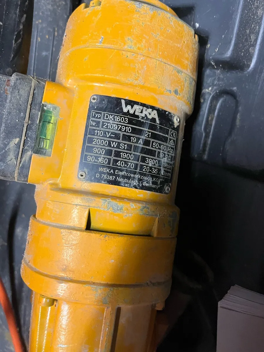 Weka DK1693 Diamond core drill wet/dry - Image 2