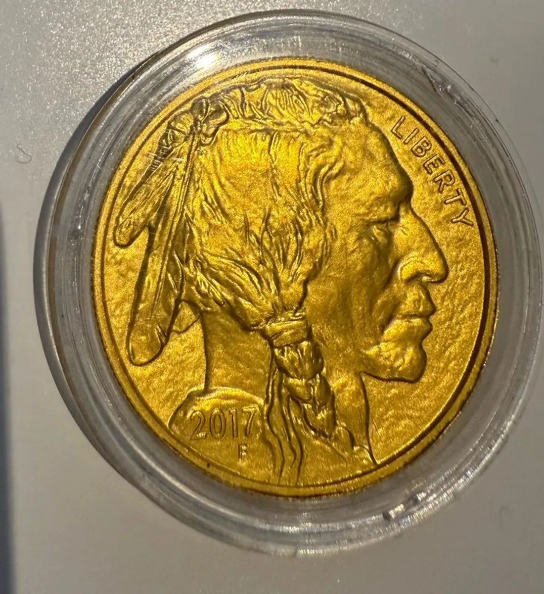 Pure gold coin 999.8 American Buffalo - Image 2
