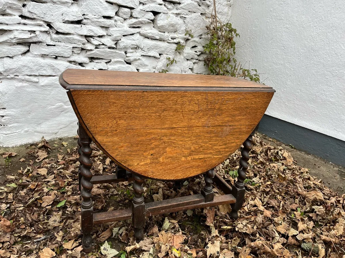 Interbellum folding table - Image 3