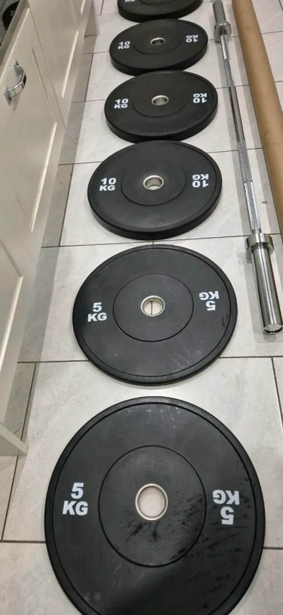 Brand new Olympic bumper weight lifting SET C - Image 2