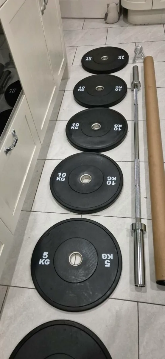 Brand new Olympic bumper weight lifting SET C - Image 4