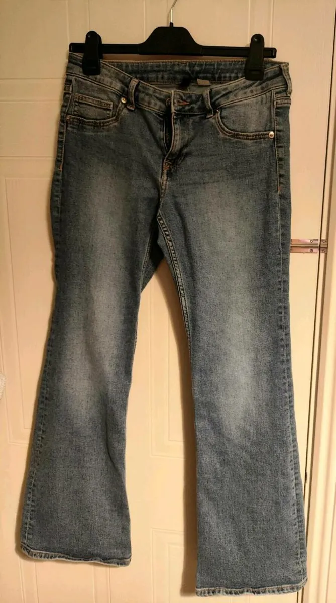DIVIDED Blue Bootcut Jeans – Size EUR 42 - Image 3