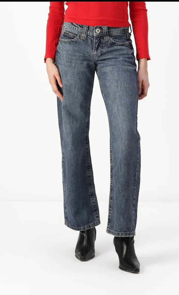 DIVIDED Blue Bootcut Jeans – Size EUR 42 - Image 2