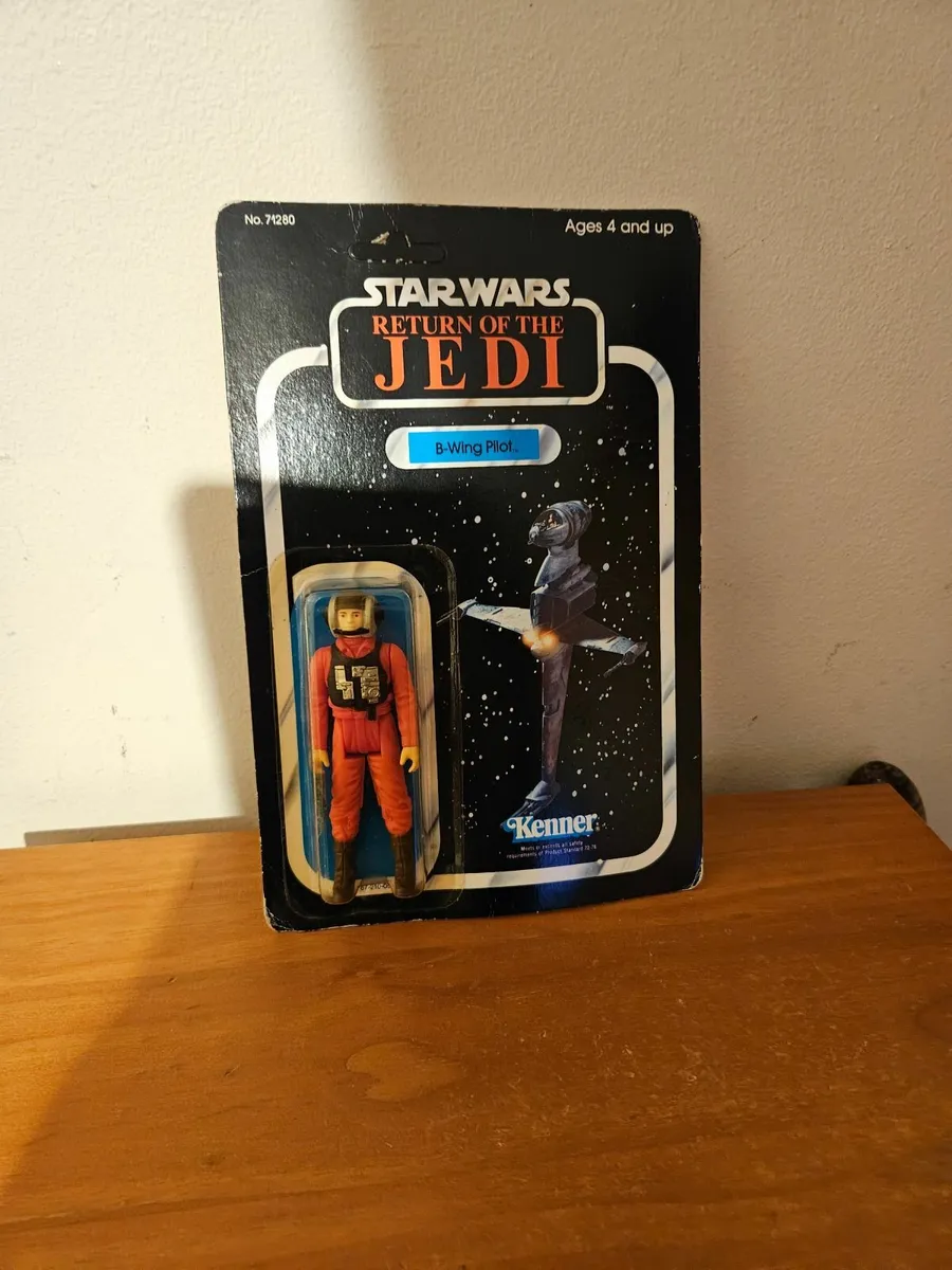 Vintage Star Wars ROTJ B Wing Pilot - Image 1