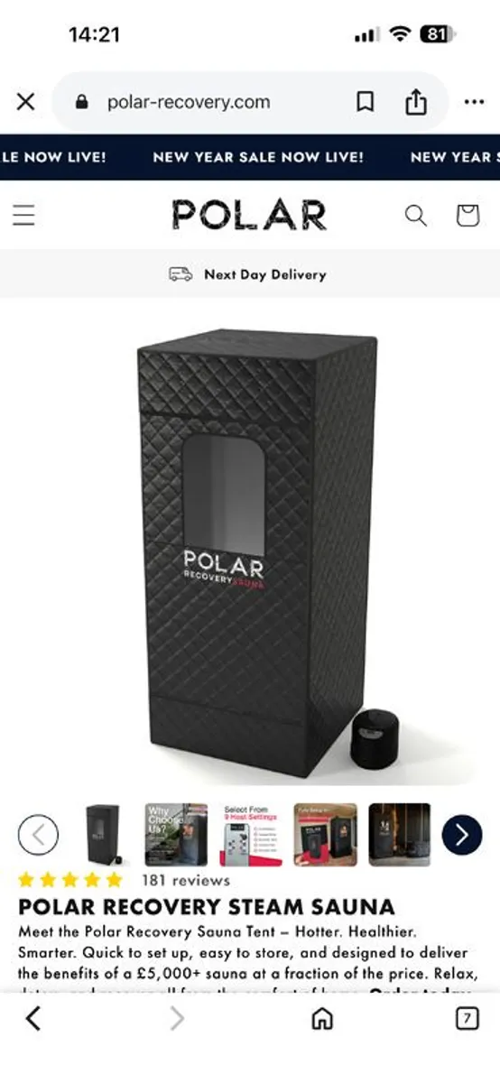 POLAR Steam Sauna Portable
