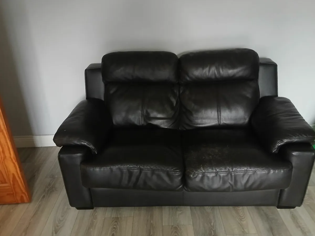 Leather Sofa - Image 4