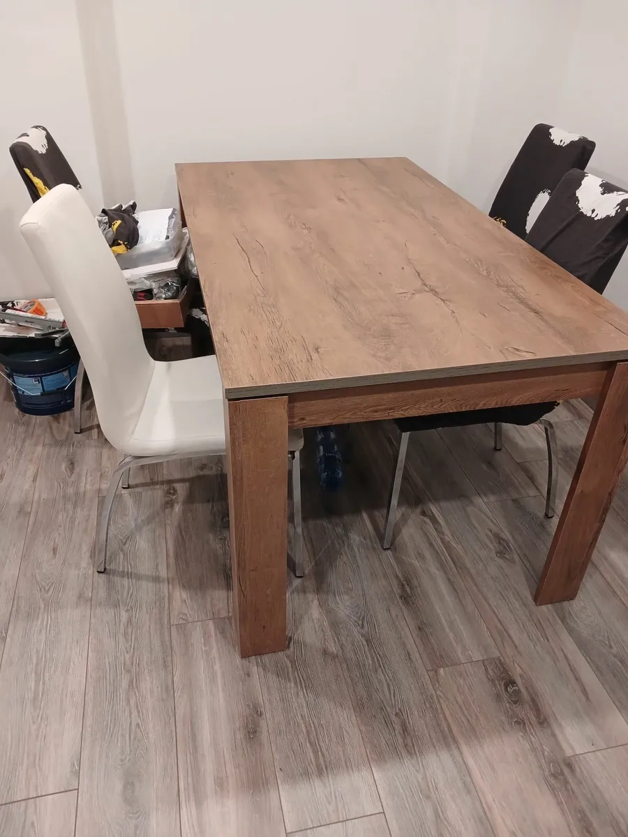Table and 4 chairs