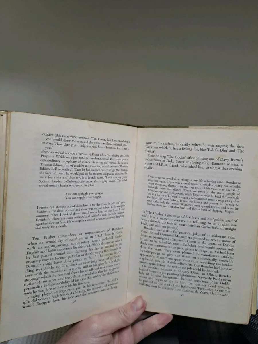 1970 Brendan Behan Ulick O’Connor 1st ed - Image 3