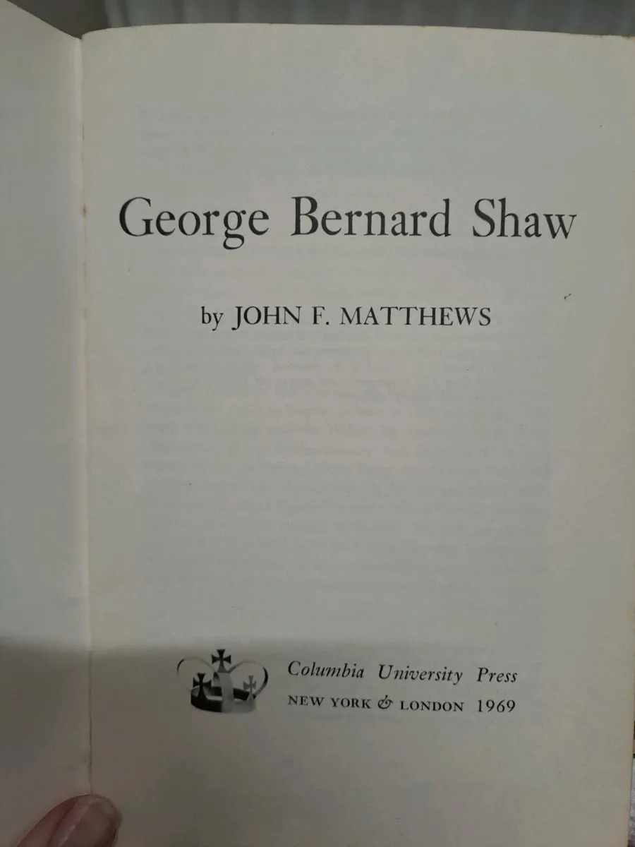 1969 George Bernard Shaw 1st ed - Image 4
