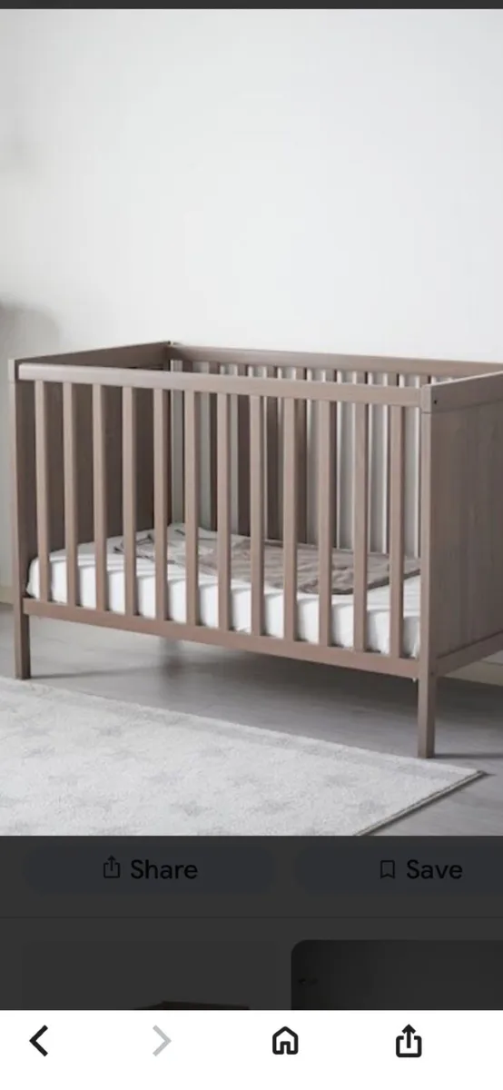 Ikea cot and unit - Image 3