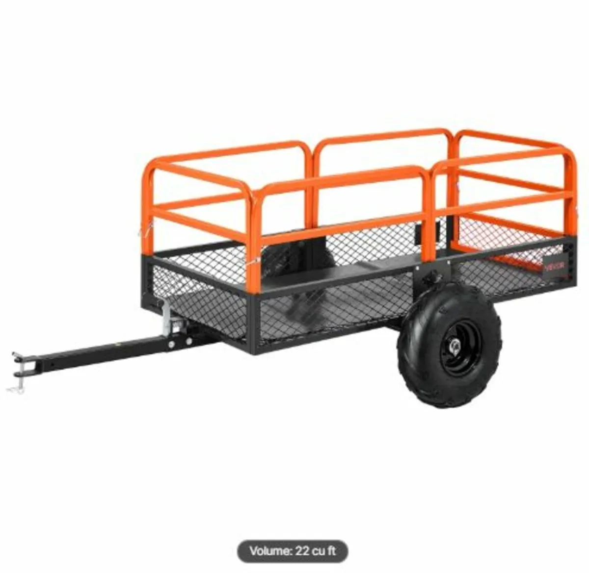 Garden Utility Trailer, 22 Cu. Ft. & 725 kg, ATV - Image 1