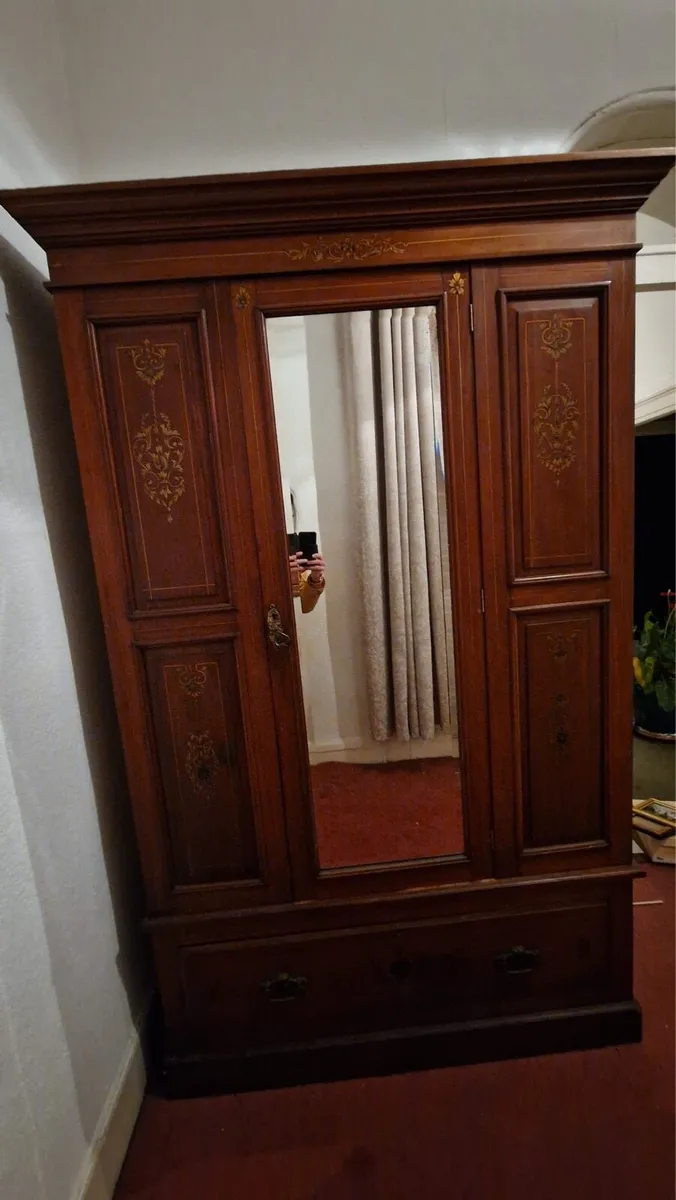 Vintage Edwardian wardrobe - Image 2