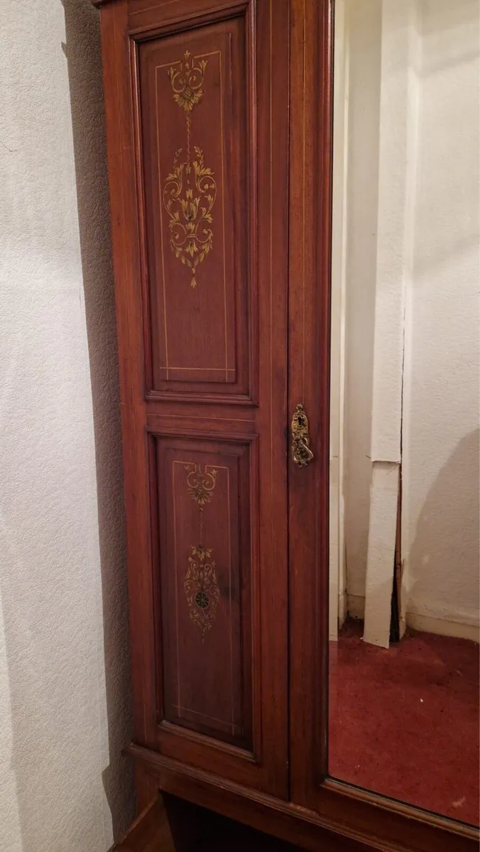 Vintage Edwardian wardrobe - Image 4