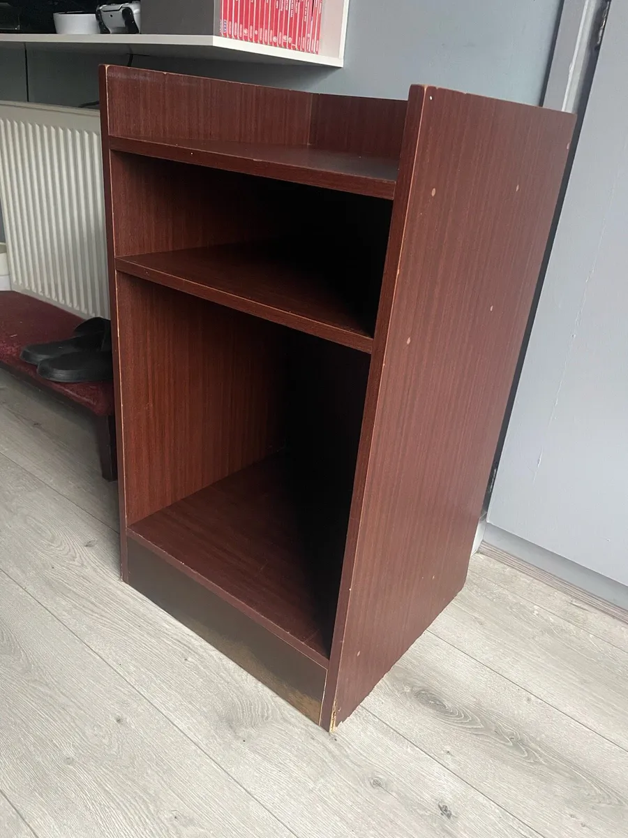 Mahogany shelf unit - Image 3