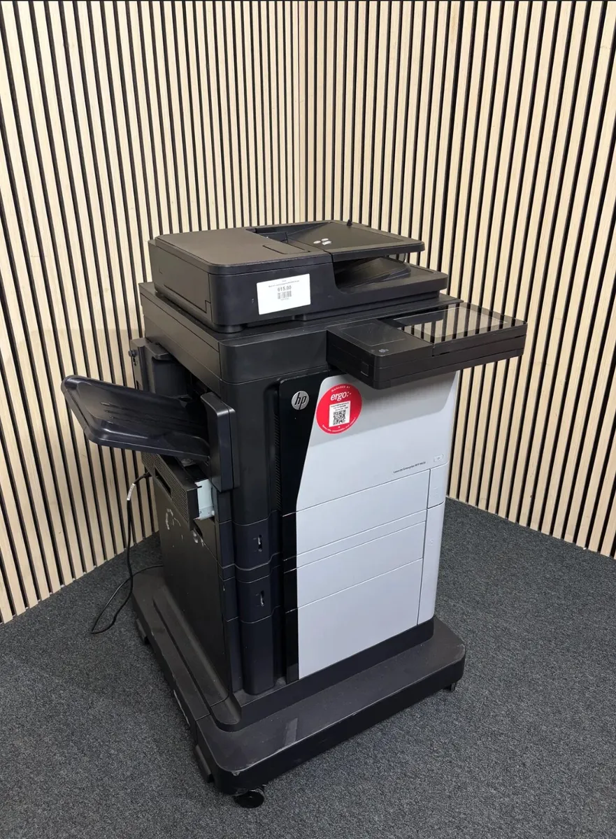Black HP LaserJet Enterprise MFP M630 Printer @CJM - Image 1